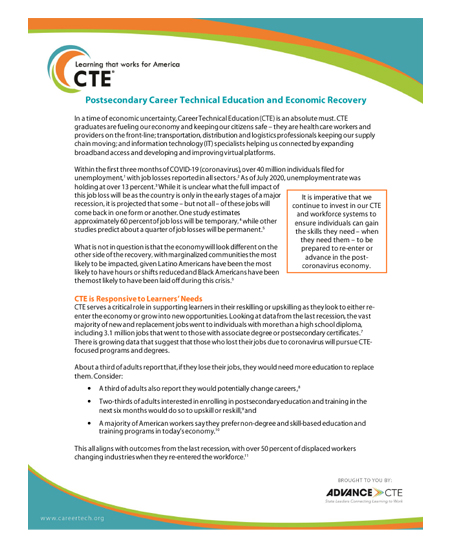Advance CTE Fact Sheet