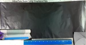 Super long graphene film