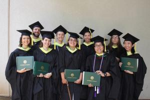 LIS graduates at Fall 2011 Commencement