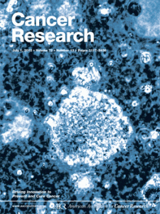 July 1, 2012 cover of Cancer Research