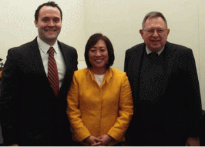 Sean Callahan, Congresswoman Colleen Hanabusa and Dr. Larry Nitz