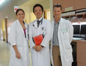 Drs. Jocelyn Fong, Yasutoshi Kobayashi and Allen Hixon