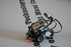 A student's robotic project.