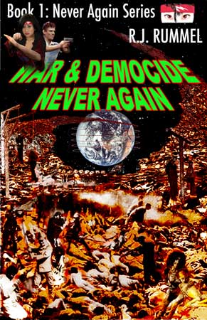 WAR & DEMOCIDE NEVER HAPPEN cover