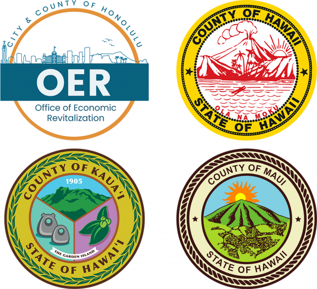 Four county logos