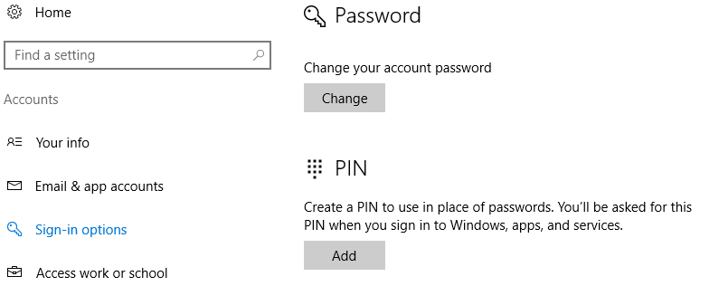 Change Password