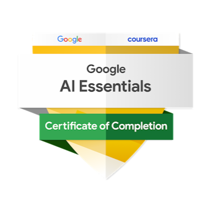 Google AI Essentials Coursera Badge