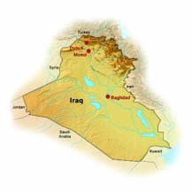 Map of Iraq