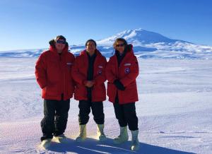 From left, Graham Lobert, Aaron Toh and Amy Moran