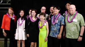 UH students meet scholarship donors at annual event. 