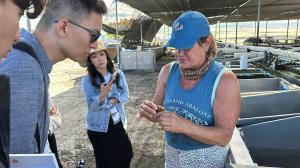 Farm tour of Big Island Abalone