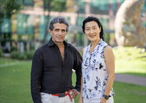 UH Cancer Center researchers, Michele Carbone and Haining Yang