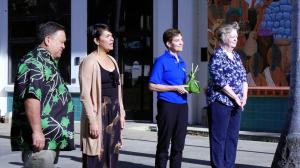 UH President Wendy Hensel at UH Maui College