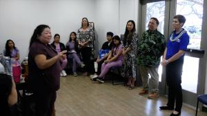 UH President Wendy Hensel at UH Maui College