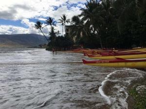 Kihei, Maui, Kenolio Beach Park and Kihei Canoe Club