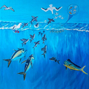 Sea life art adorns walls of Mānoa science building
