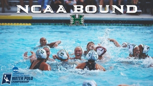 Wahine water polo players in the pool
