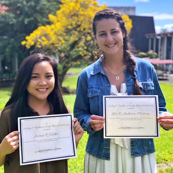 2 UH Hilo students begin global adventure with study abroad scholarships