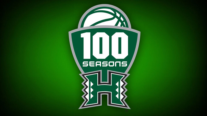logo for the men's basketball 100 seasons