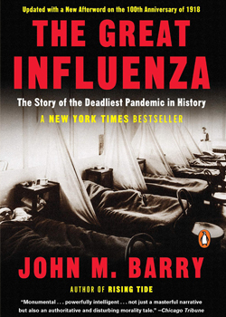 book cover for The Great Influenza 