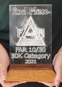 second place trophy