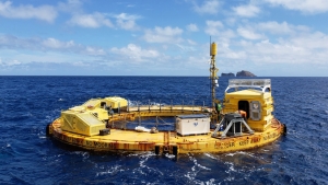 wave energy converter in the ocean
