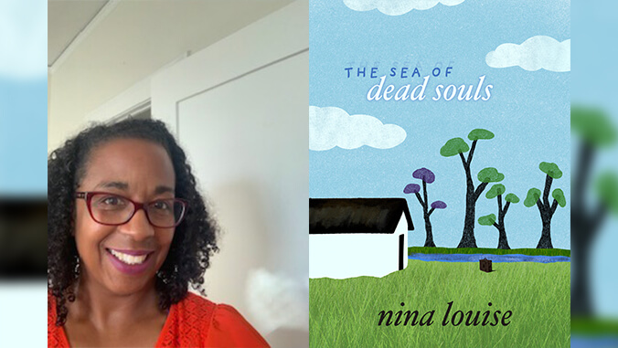 Nina Louise and book cover