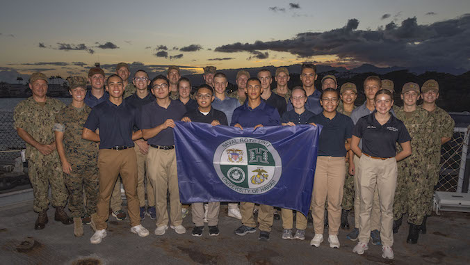 group pic on ship