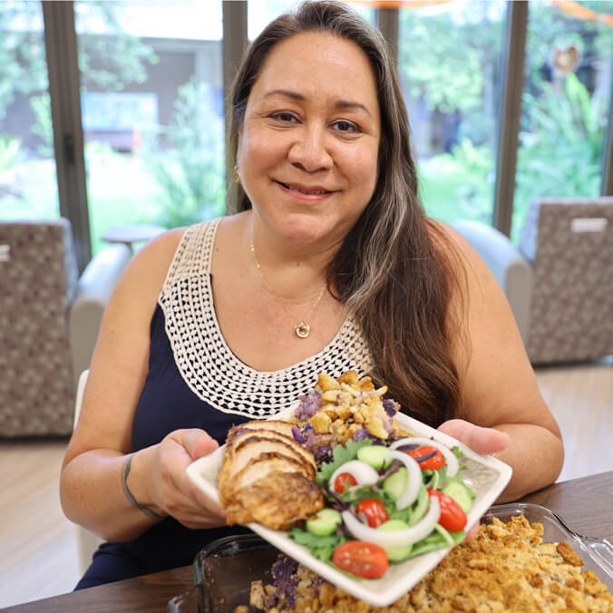 UH-mazing holiday recipes: Piʻikea Hardy-Kahaleoumi’s hot crab sweet potato salad