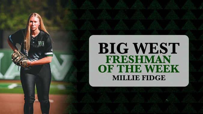 Millie Fidge Big West Freshman of the Week