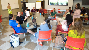 teachers sitting around a table