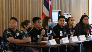 Panelists at the event