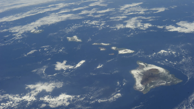 hawaiian islands from space