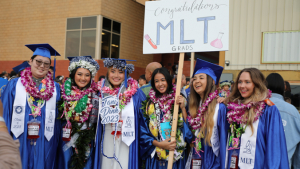 people with caps and gowns