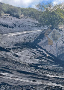 damager Mauna road