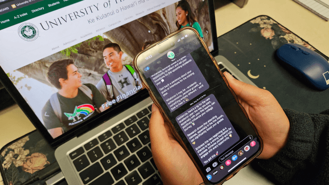 UH Mānoa chatbot is being improved and expanded to better support students