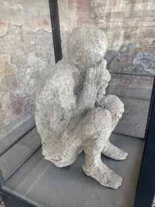 body cast of person