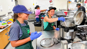 students cooking