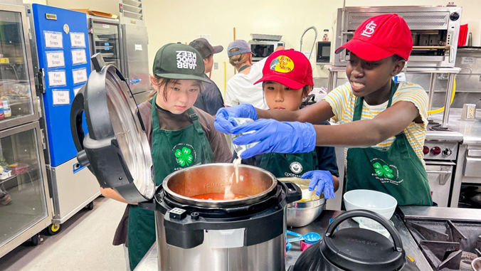 kids cooking