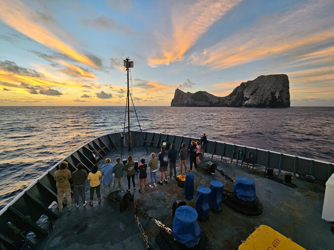 Image of the Week: Sunrise on the bow