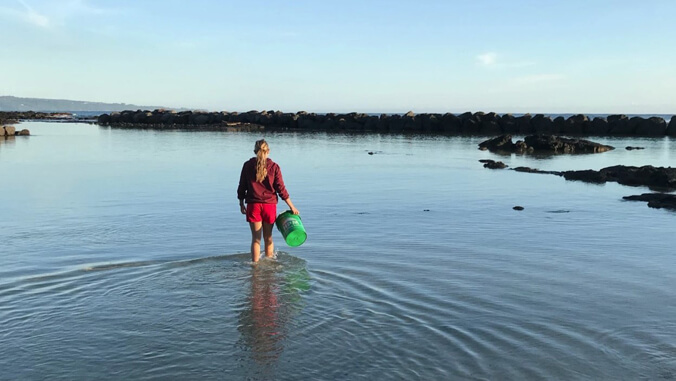 Steadmon in the water