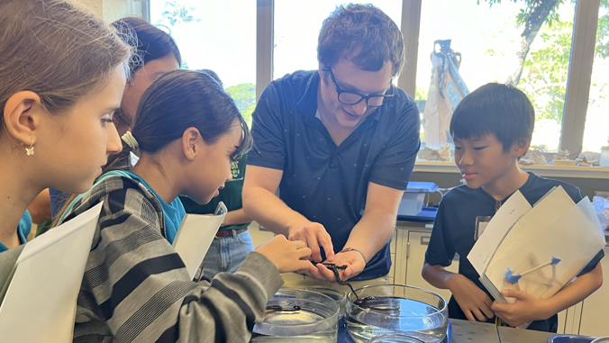 people showing students living creatures