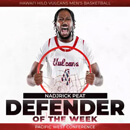 UH Hilo’s Peat named PacWest Defender of the Week