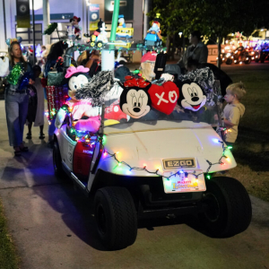 Disney themed golf cart