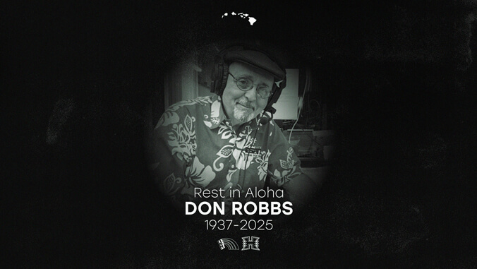 Don Robbs and Rest in Aloha graphic