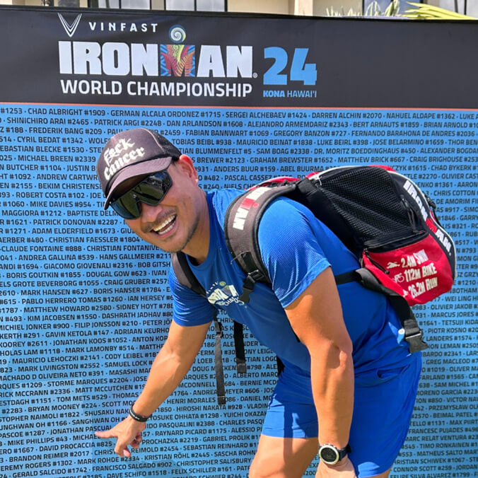 True Ironman: UH Mānoa alumnus Jonathan Pascual races against terminal cancer