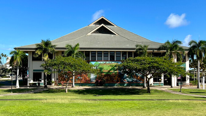 U H Maui College building