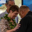 UH President Hensel visits Waiʻanae Moku Education Center