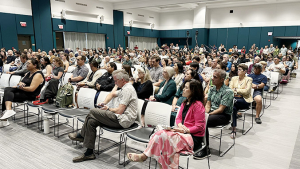 crowd at forum