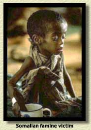 Somalia famine victim